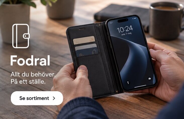 Fodral — allt du behöver på ett ställe