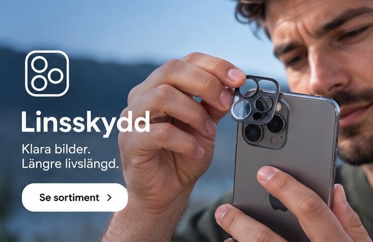 Linsskydd — klara bilder, längre livslängd